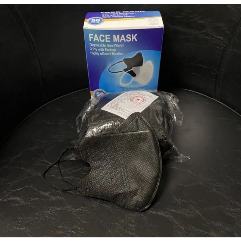 Masker Duckbill 3ply isi 50Pcs Disposable Face Mask