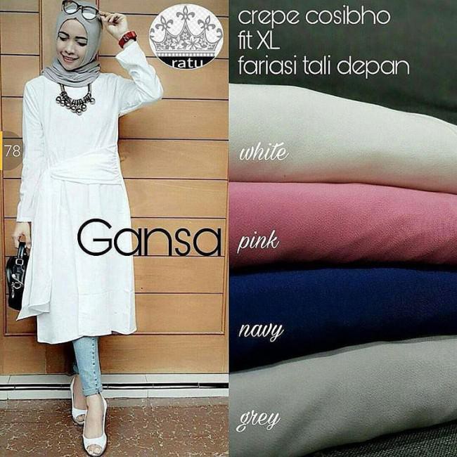 Gansa tunik sesila/prqueen/nabila98/tazkiahijabstore/olshopfany/nonihijabrx fashion/elsire/shofiya