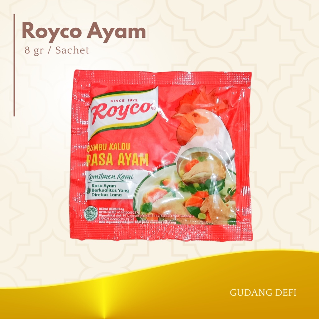 

ROYCO AYAM DAN ROYCO SAPI SACHET 8 GRAM