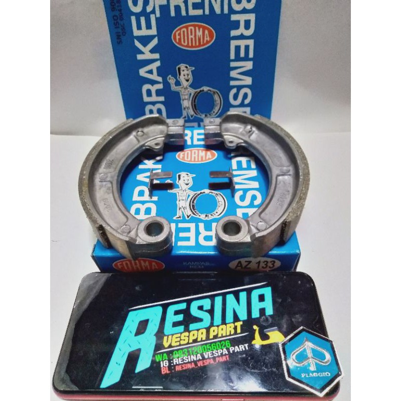 kampas rem belakang vespa sprint excel az133 ring 10