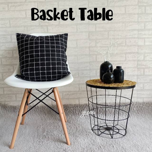 Basket Table II / Storage Table / Meja Penyimpanan / Meja Serbaguna / Meja Keranjang