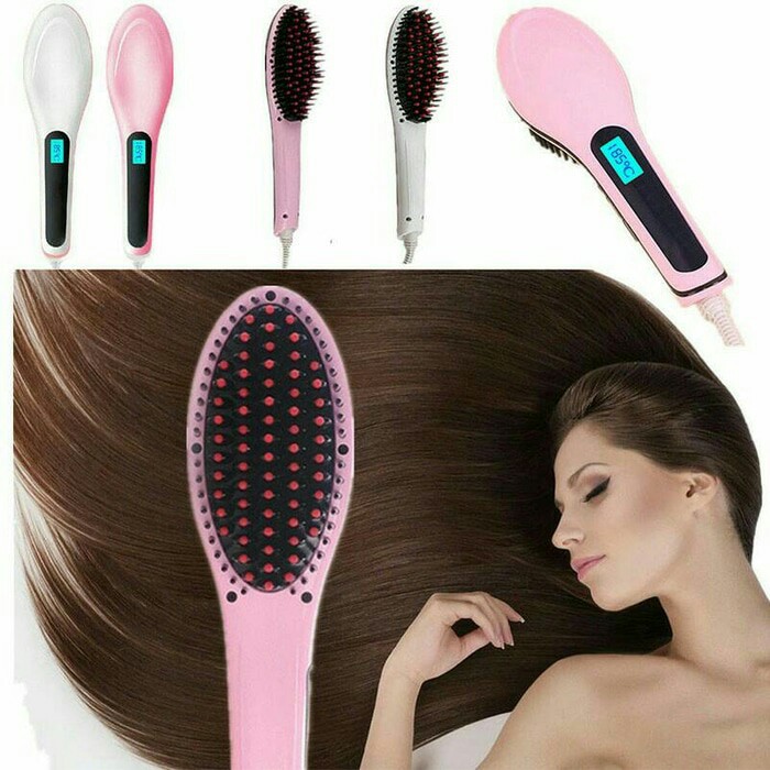 Sisir Catok  Listrik Ukuran  BESAR  Sisir Listrik Pelurus 