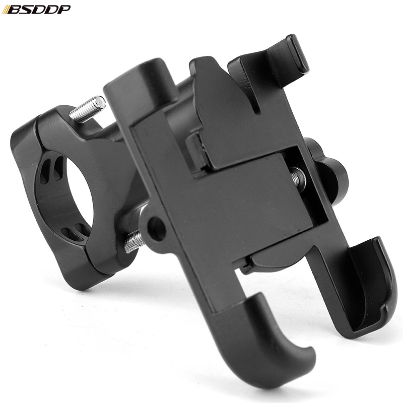 Phone Holder Motor Besi Stang Full Alumunium Dudukan Penahan Hp Sandaran Penyangga Handphone di sepeda original kuat awet aman anti maling Phone Stand hape