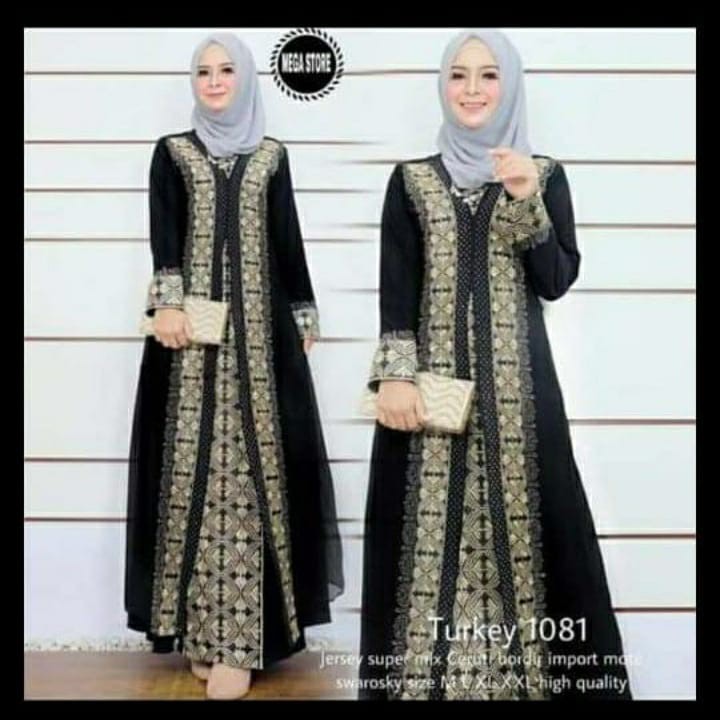 Abaya hitam turkey ori