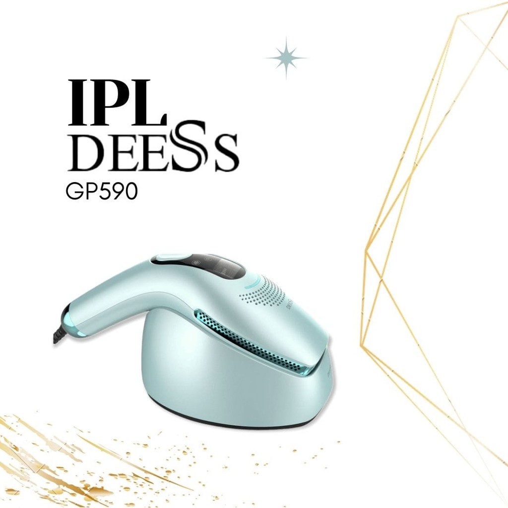 BEAUTY TOOLS IPL DEESS GP590 ICE COLD UNLIMITED SHOOTS HAIR REMOVAL SKIN REJUVE ACNE TREATMENT DESS DEES