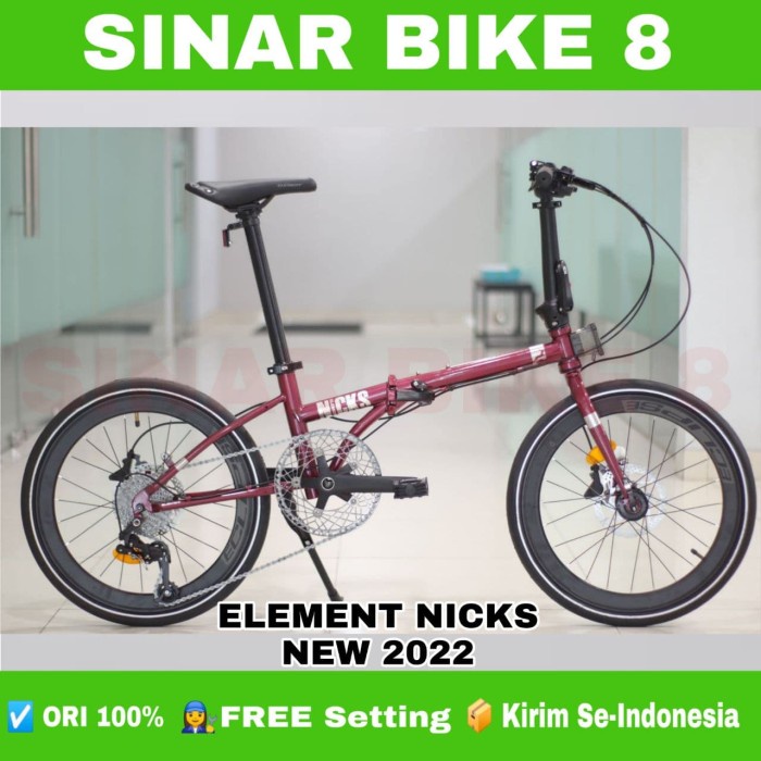 Sepeda Lipat Ukuran 20 Inch ELEMENT NICKS NEW 2022