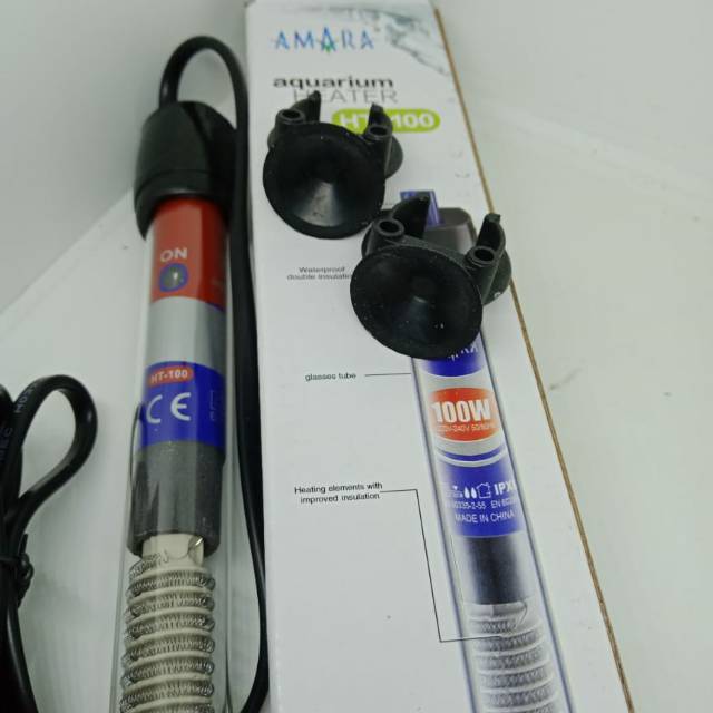 Heater aquarium aquascape / Heater amara 100w pemanas air aquarium