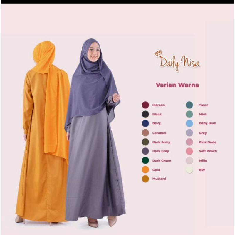 GAMIS DAILY NISA by AZKIA HIJAB