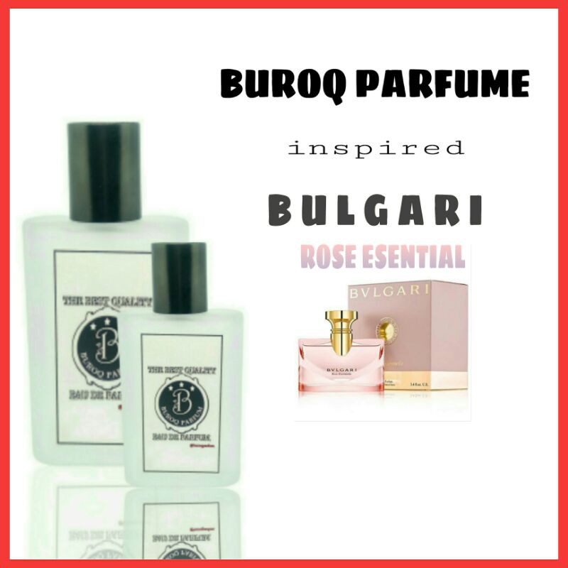 PARFUM BULGARI ROSE ESENTIAL PARFUME WANGI SEGER BUNGA WANITA AKTIF _inspired