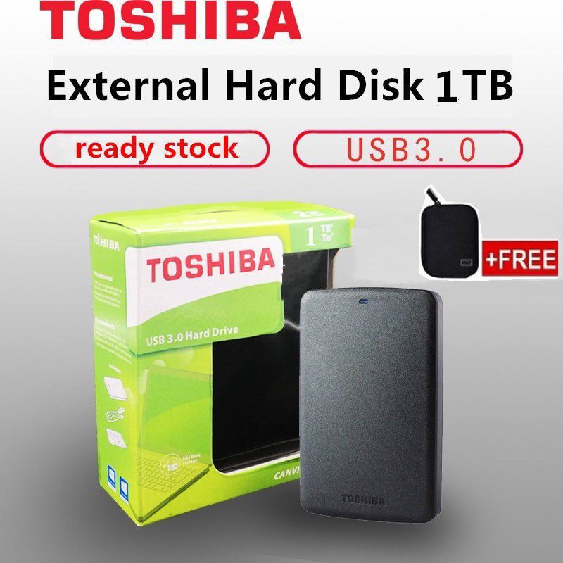 Toshiba canvio 1TB - hdd/hd/hardisk external 2.5