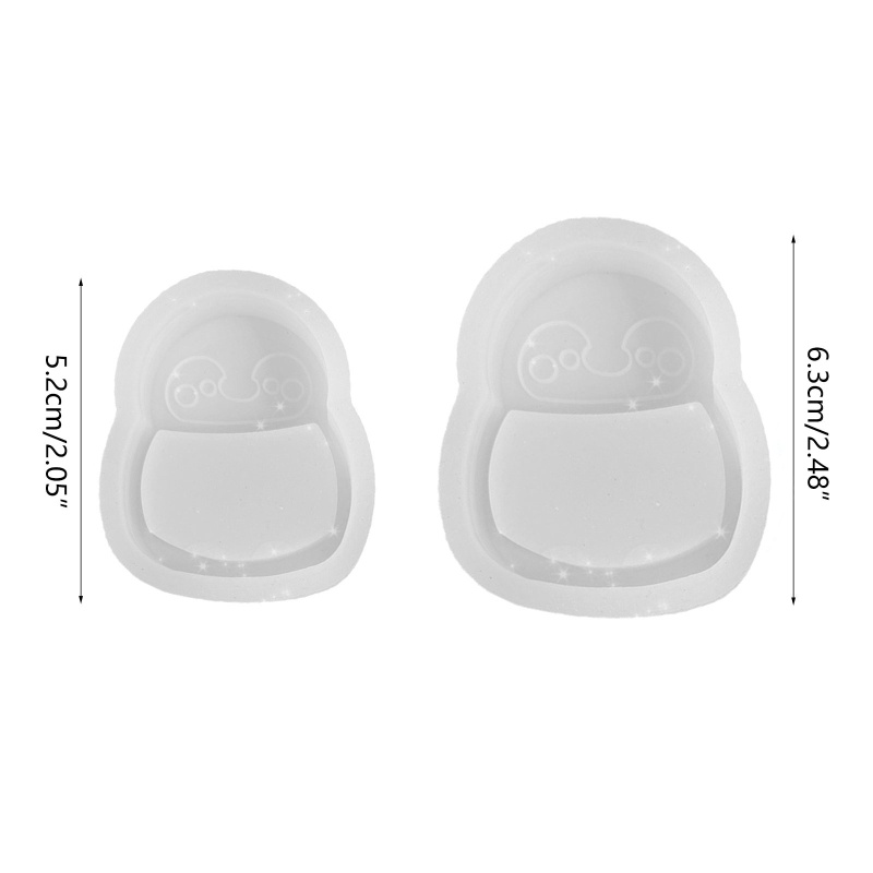 Siy Cetakan Resin Epoksi Bentuk Penguin Bahan Silikon Untuk Gantungan Kuncitas DIY