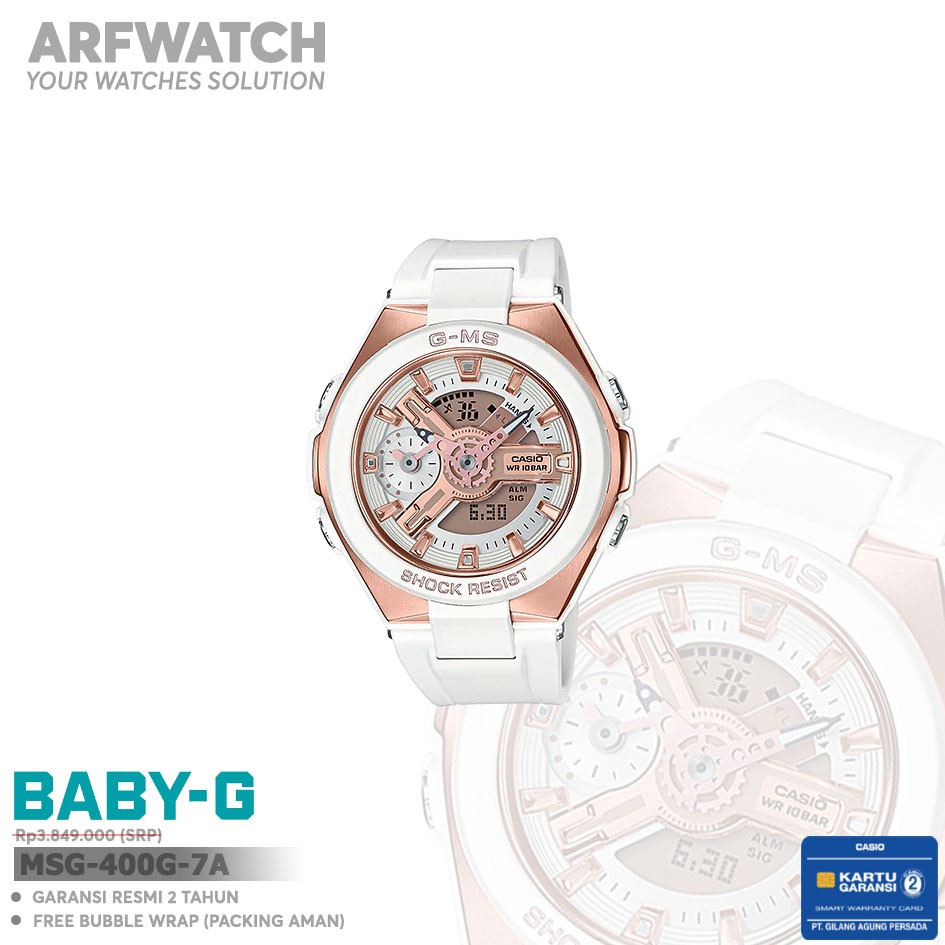 Casio Baby-G MSG-400G-7A / MSG-400G-7ADR Original