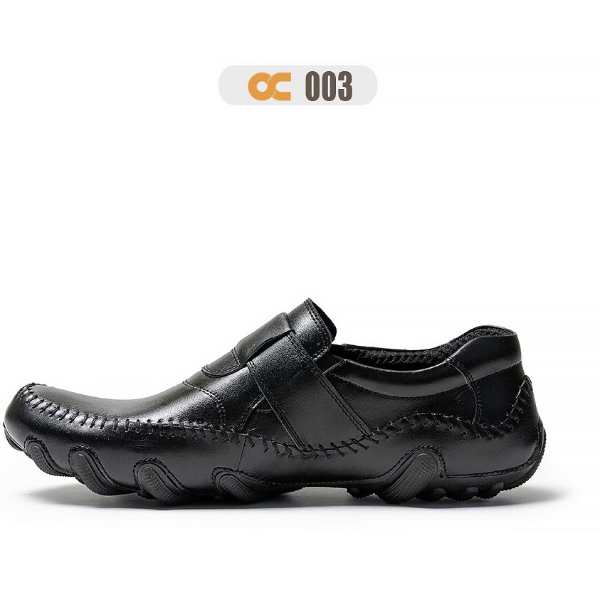 Sepatu Pria Kerja Casual Kekinian Kulit Original Dewasa OC 003 Stylish Slip On