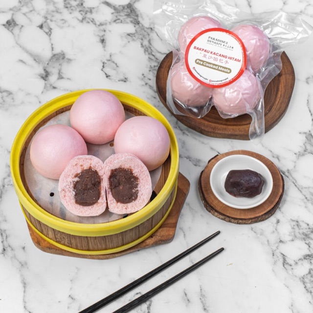 

10TEN DIMSUM Bakpau Kacang Merah (4 Pcs) I Premium Quality