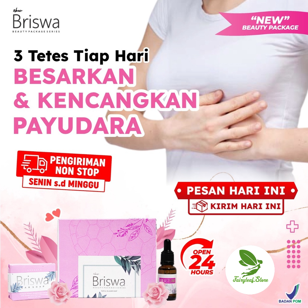 New Briswa - Beauty Package Minyak Bulus Asli Murni Minyak Bulus Pembesar Payudara Bokong Ampuh Atasi Strectmark Berkhasiat Sebagai Pengencang &amp; Pembesar Payudara Bokong Hilangkan Bekas Jerawat Luka Bakar Flek Hitam Terapi Alat Vital Pria