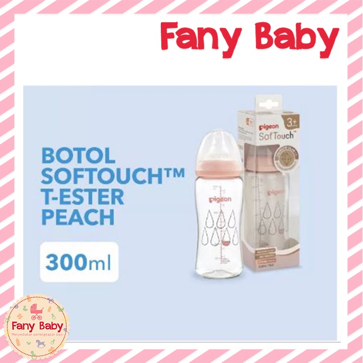 PIGEON SOFTOUCH T-ESTER WIDE NECK BOTTLE 300ML