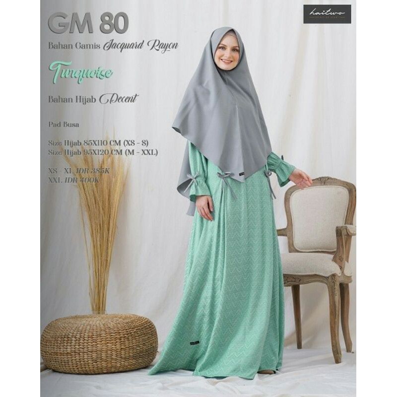 Sale Cuci Gudang Nibras Gamis Wanita Syar'i Haitwo GM 80