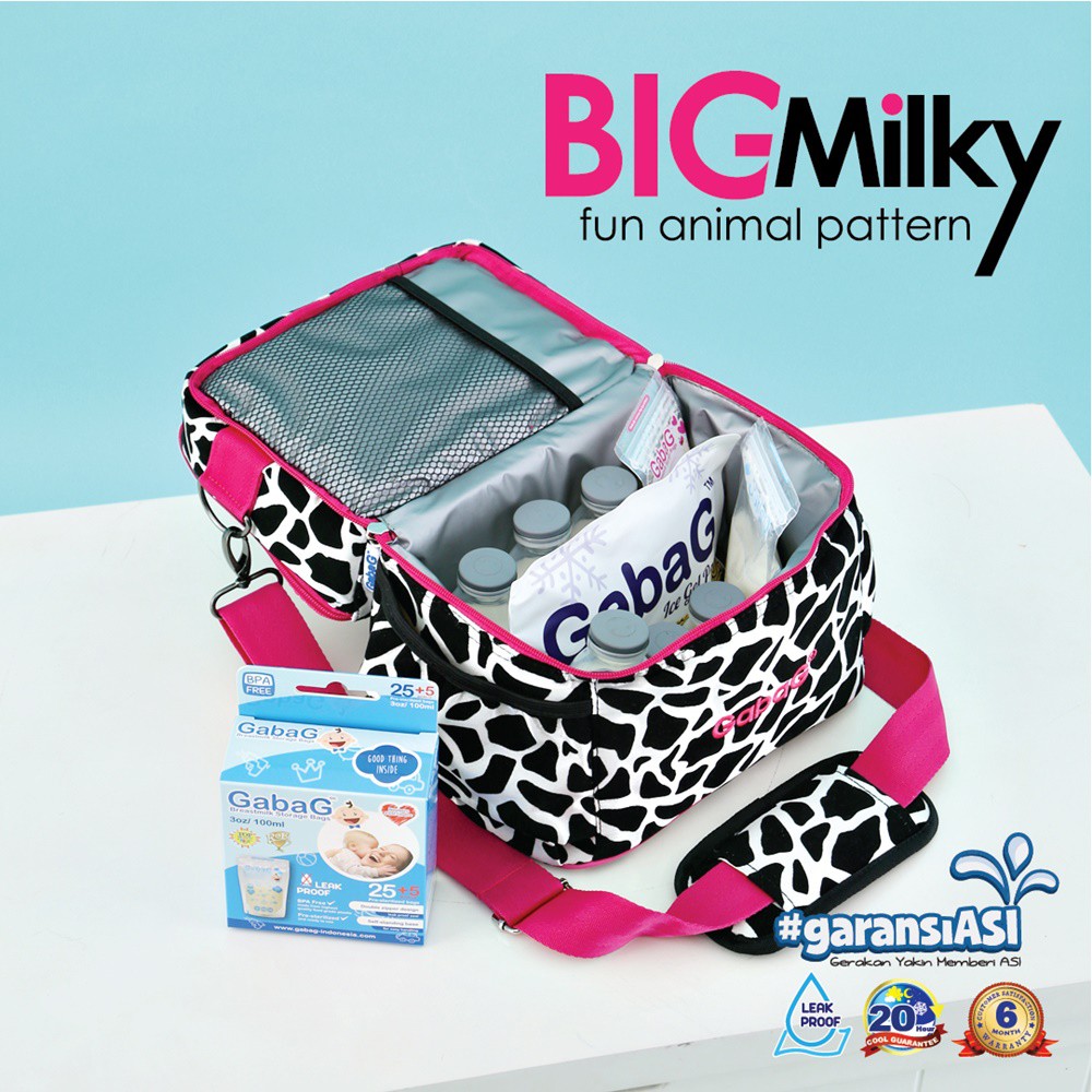 GABAG Cooler Bag BIG MILKY | Coolerbag | Tas ASI