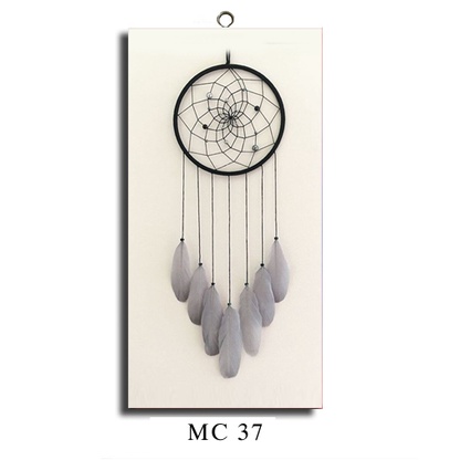 Hiasan Dinding Pajangan Ruang Tamu Dekorasi Kamar Tidur  Walldecor Macrame Poster Kayu Tema Etnik-MC 37