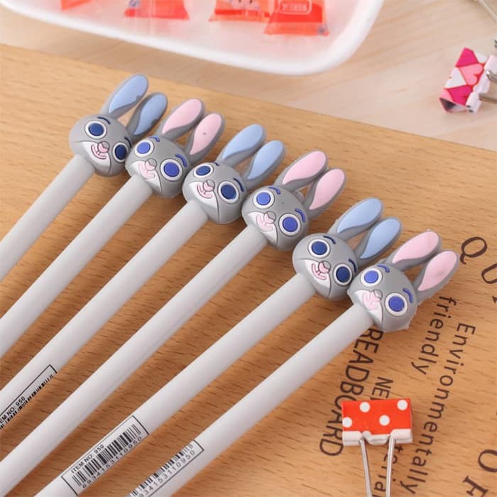 

Pena Karakter Kelinci Lucu Alat Tulis Sekolah Unik Pulpen Zootopia Bunny Pen