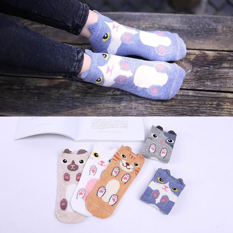 Kaos Kaki Wanita Karakter Motif Cute Lucu Unik Import SCH016