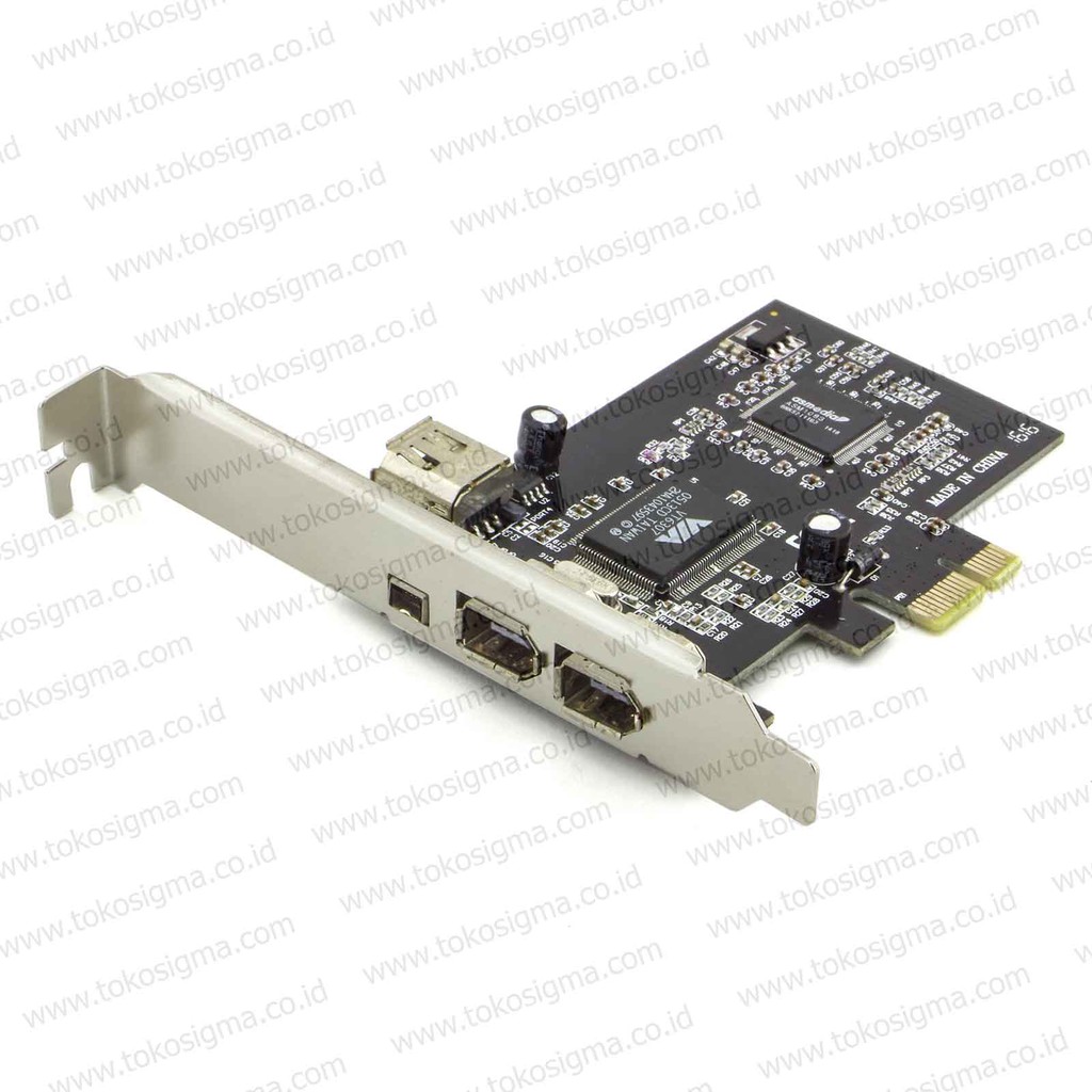 PCI-E CARD FIREWIRE 400 IEEE1394a 3 port pin 6 and 1 port pin 4