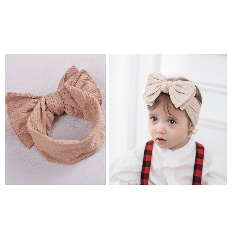 (Big Bow) Bandana bayi headband  jumbo premium import pita anak perempuan catalog jbay JB F
