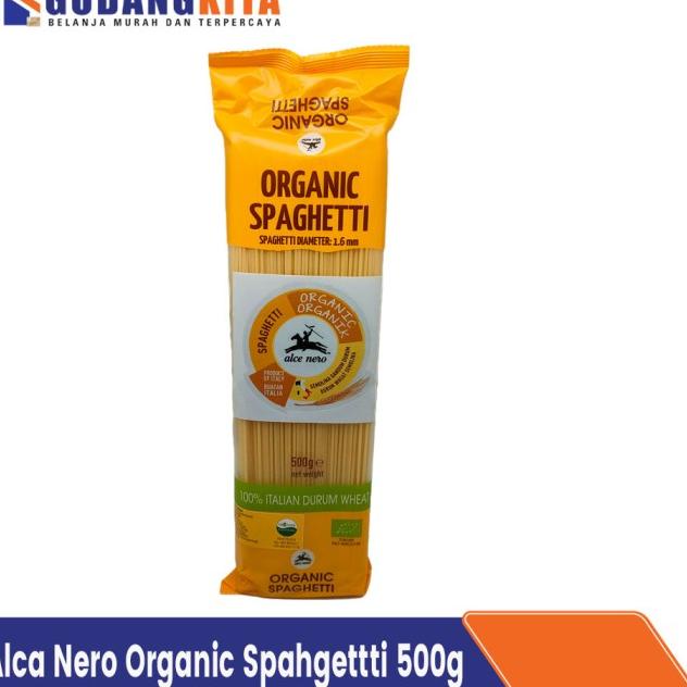

Cuci Gudang!!!! Pasta Spaghetti Organik Alce Nero Organic Spaghetti 500g ORI