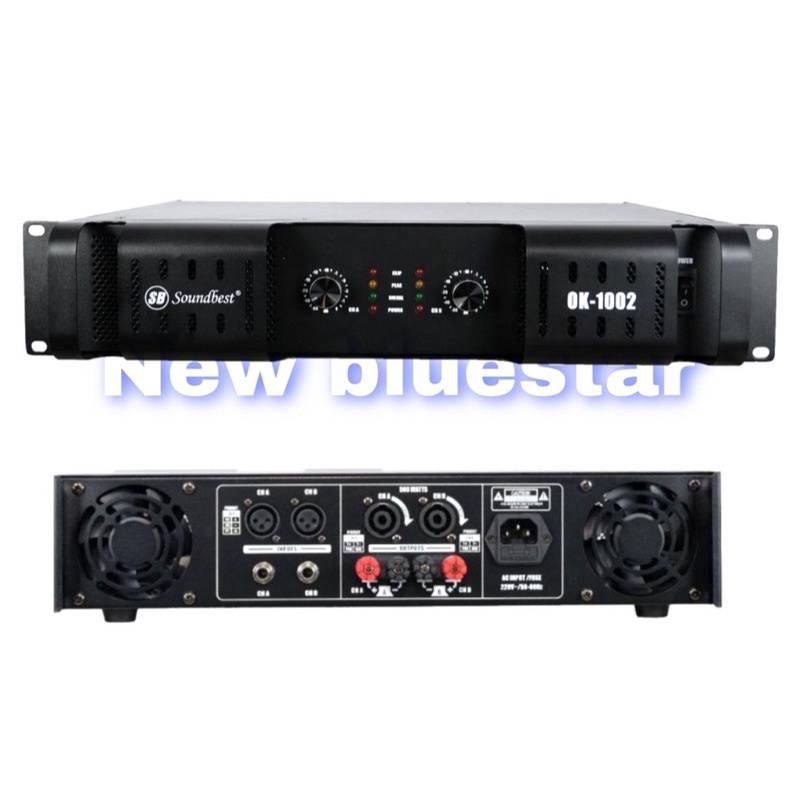 Power Amplifier Soundbest OK 1002 Original Amplifier Soundbest OK1002