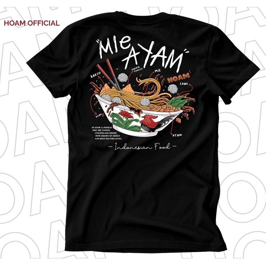 Kaos Hoam - Indonesian Food - Mie Ayam Bakso