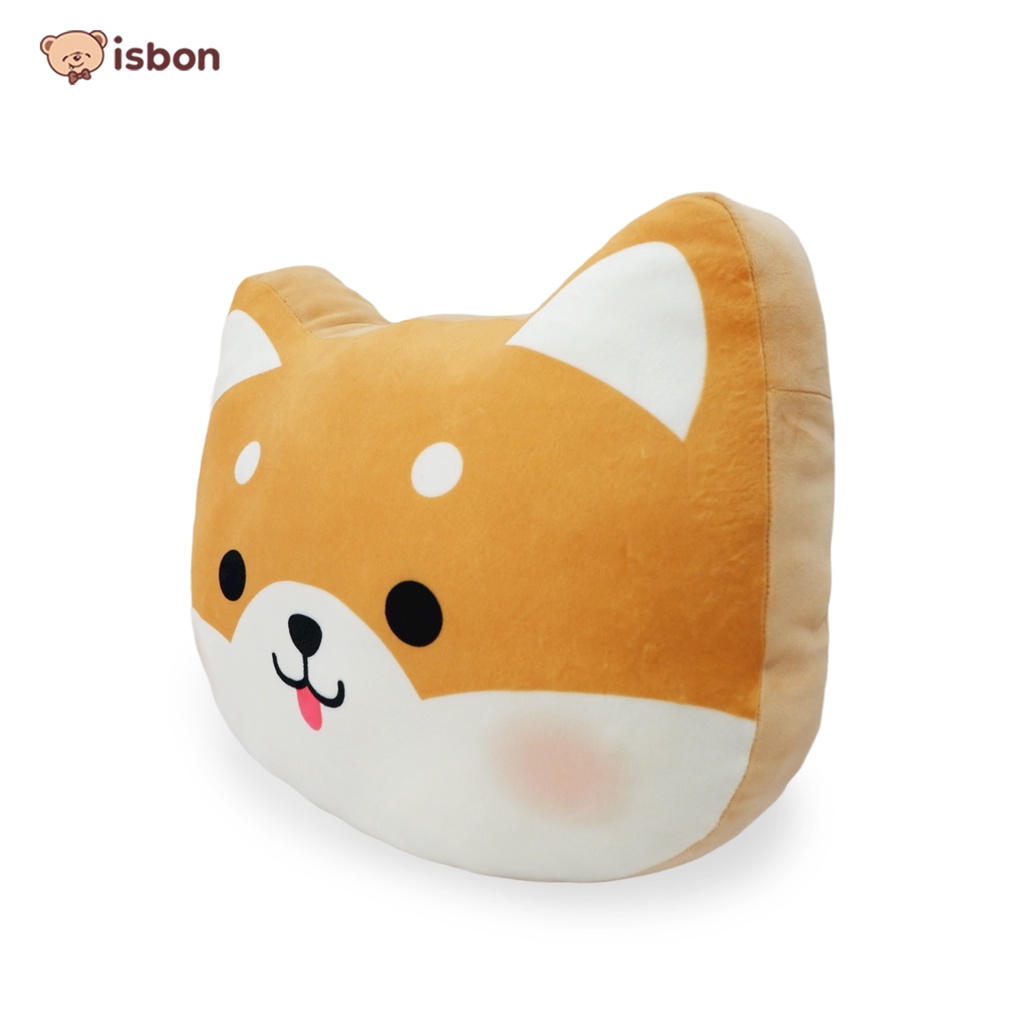 Boneka Bantal Kepala Karakter Anjing Shiba Imut Bahan Premium By Istana Bonneka