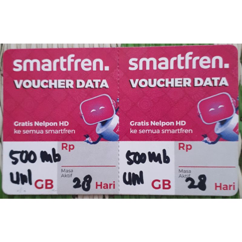 Voucher Smartfren Unlimited Fup 500MB 28 Hari NASIONAL