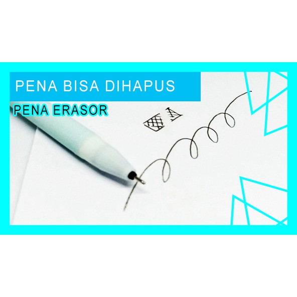 

PENA ERASOR COLOURFUL STYLE ISI 3 PENA BISA DIHAPUS ERASEABLE GEL PEN BLACK