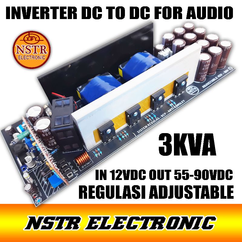 inverter 3kva dc to dc adjustable regulasi