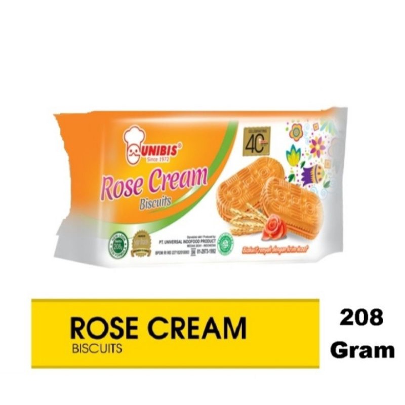 

UNIBIS rose cream biskuit 208 gr