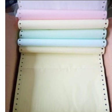 

Kertas Continuous Form 6 Rangkap Ukuran Kwarto /A4 NCR Warna