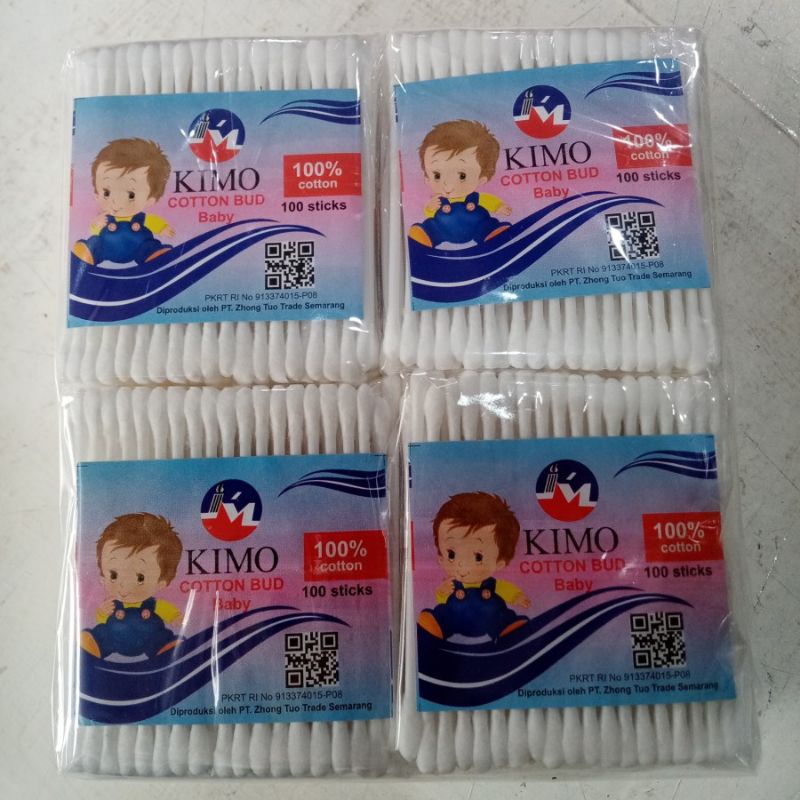 (12pack)Cotton Bud Anak Dewasa Lembut Murah Pembersih Telinga /Korek Kuping katenbad isi 12x40stick