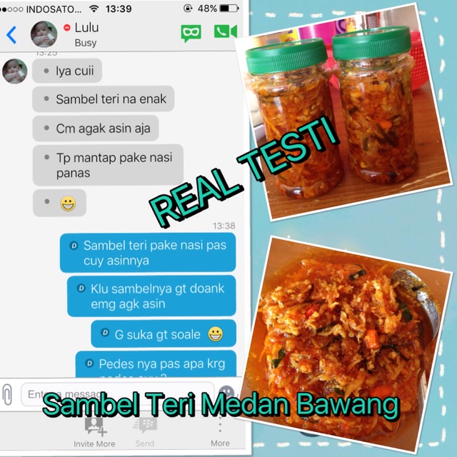 

Sambel teri medan by jessica / jesse shop