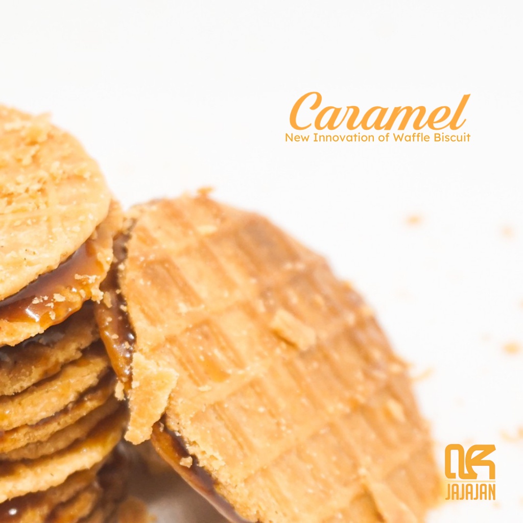 

Biskuit Wafel Rasa Caramel
