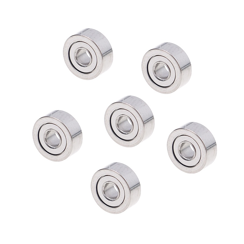 Deid 10Pcs MR62ZZ (2X6 X 2.5mm) Bola Bearing metal mini Presisi