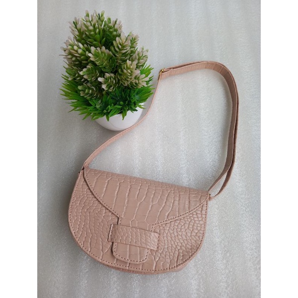 Tas Selempang Mini Wanita Loly  Slingbag Croco Murah