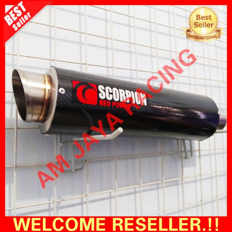 slincer Knalpot scorpion gp1  knalpot racing scorpion Slincer scorpion ecer grosir