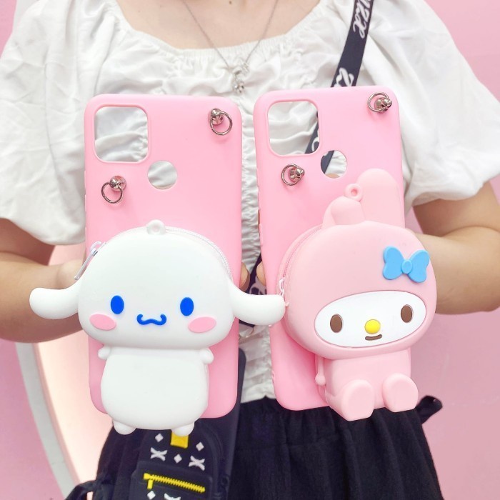 REDMI 6A-10-10C/POCO C40-NOTE 10/POCO M5s 4G-NOTE 10 PRO-NOTE 11-NOTE 11 PRO Case Tas Slempang + DompeT