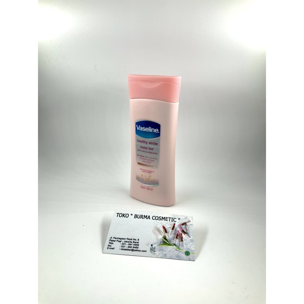 VASELINE LOTION HEALTHY WHITE INSTA FAIR 190 ML