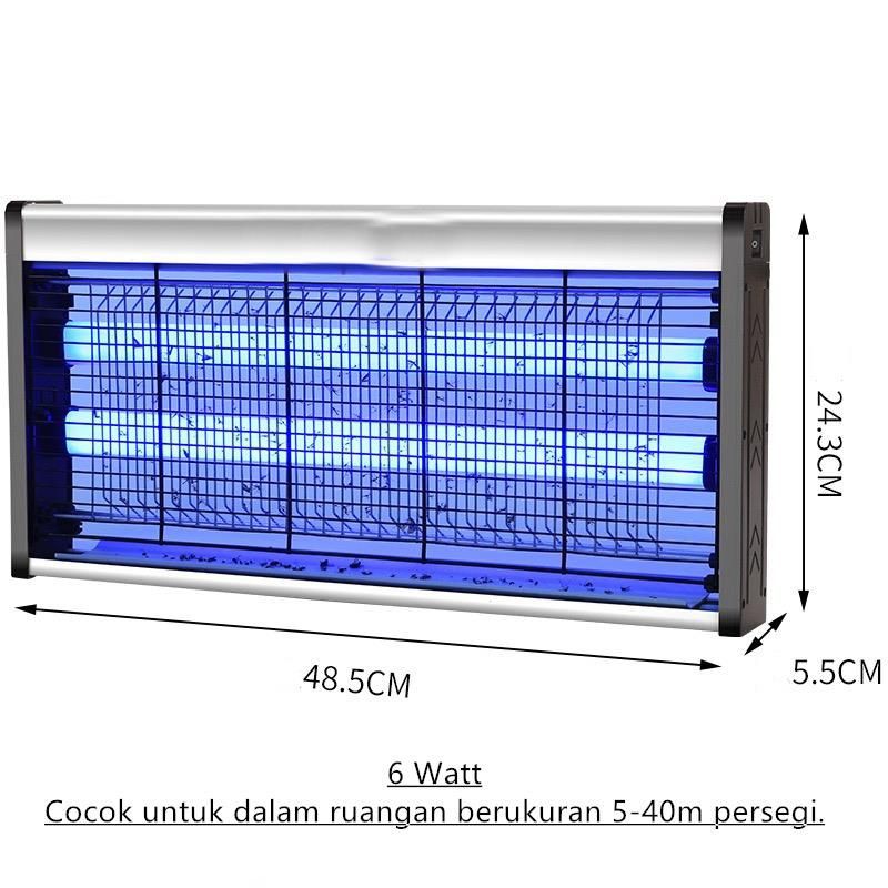 Insect Killer Perangkap Nyamuk Lalat Lampu UV 6 watt 8 watt