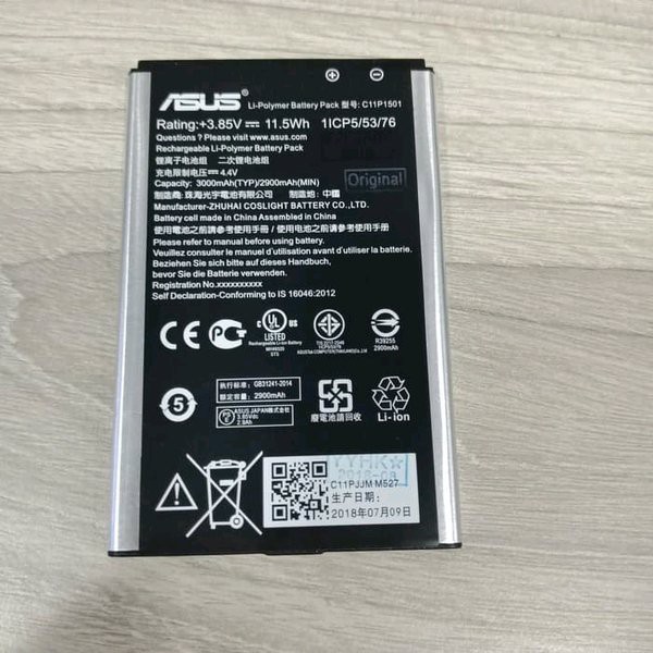 BATTERY ASUS ZENFONE 2 LASER 5.5 Z00LDD ORIGINAL Murah
