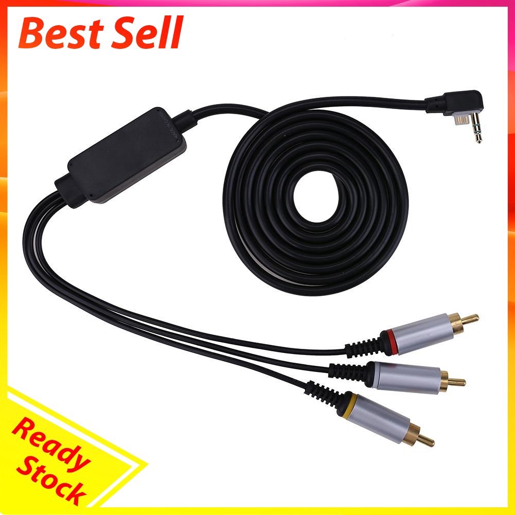 1.8m Lead Wire AV TV Video Adapter Component Cable for PSP 2000 3000