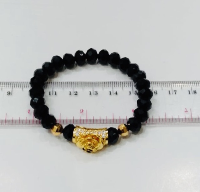 Gelang tangan wanita // gelang kristal // gelang replika emas // perhiasan penganti emas