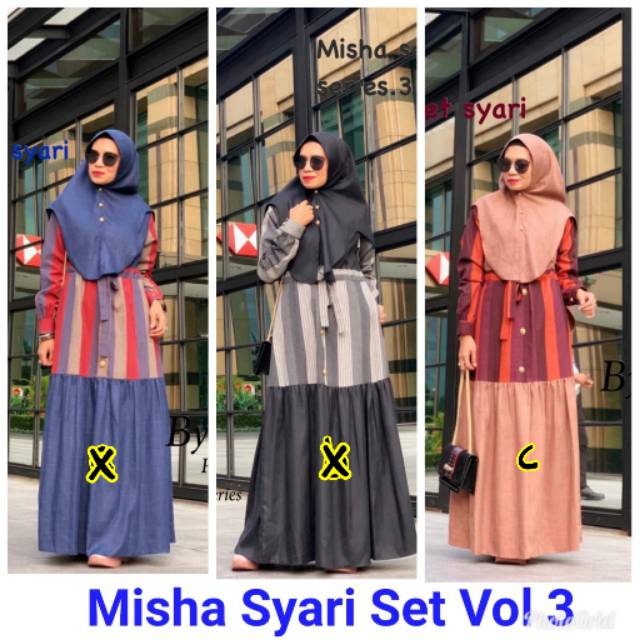 Misha set syari vol 3 by Dcl Premium