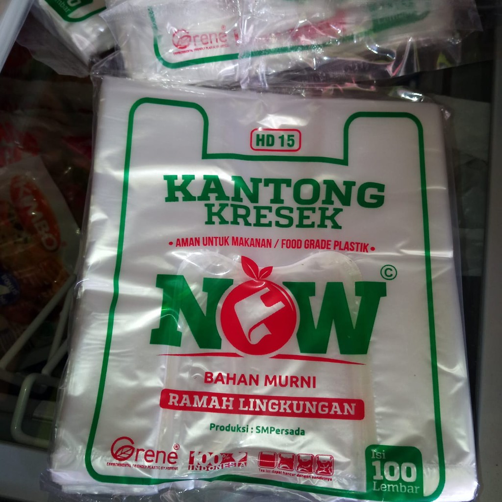 Kantong Kresek Food Grade Plastik Ramah Lingkungan Transparan Aman untuk Makanan